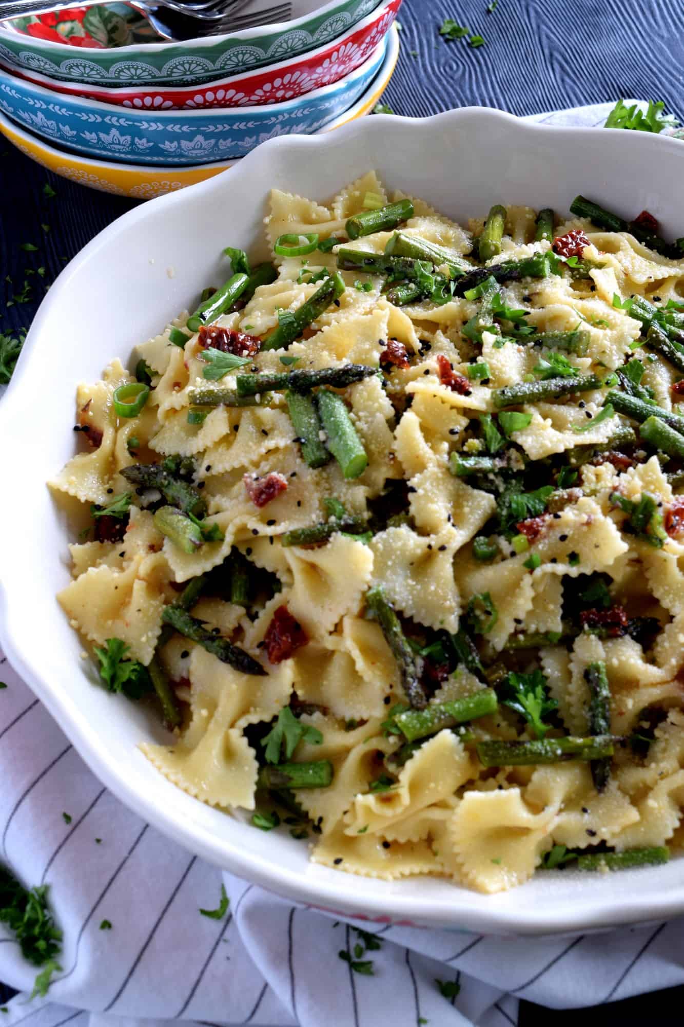 Roasted Asparagus Lemon Butter Pasta Salad Lord Byron's Kitchen