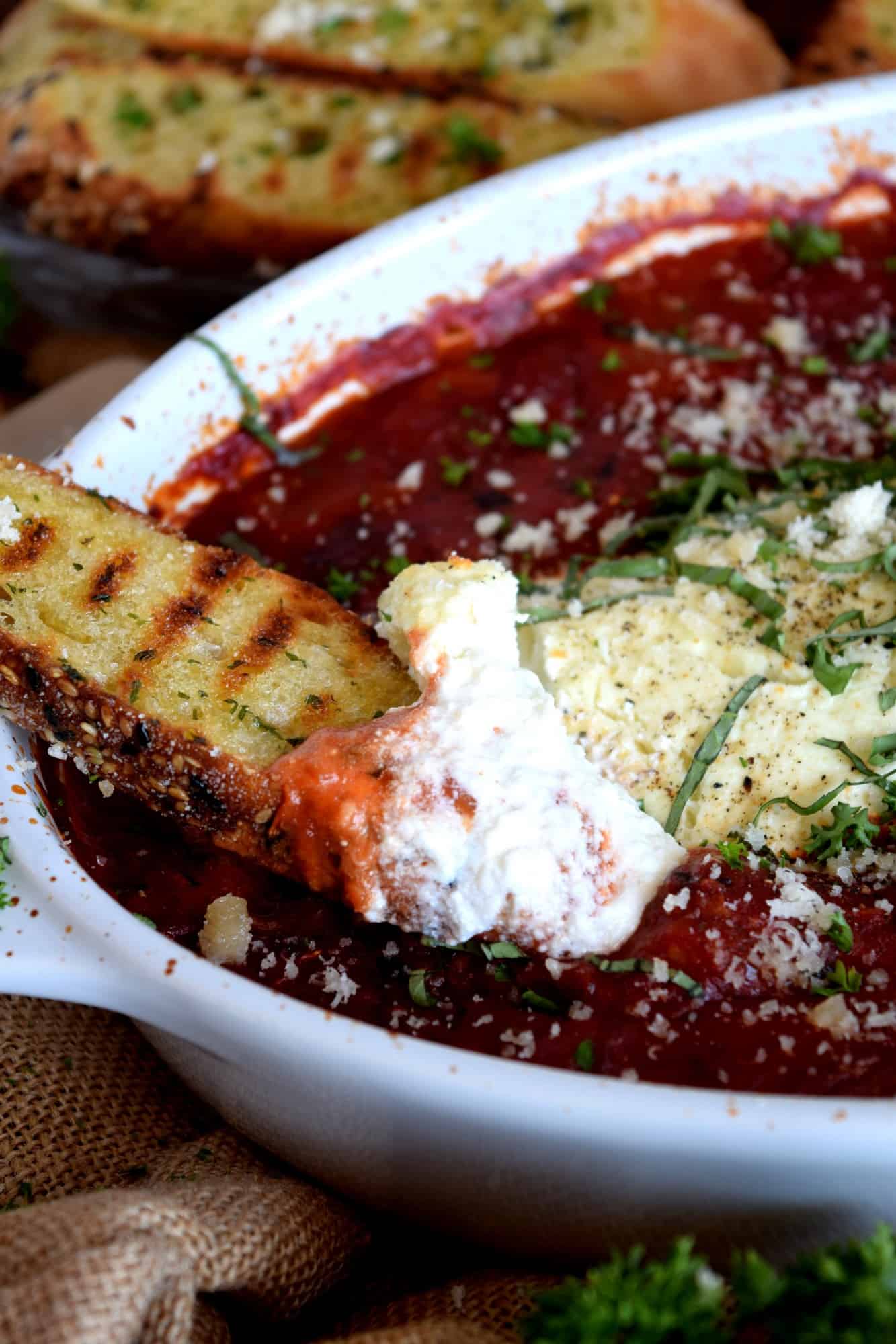 Baked Goat Cheese Dip in Marinara Sauce Lord Byron's Kitchen