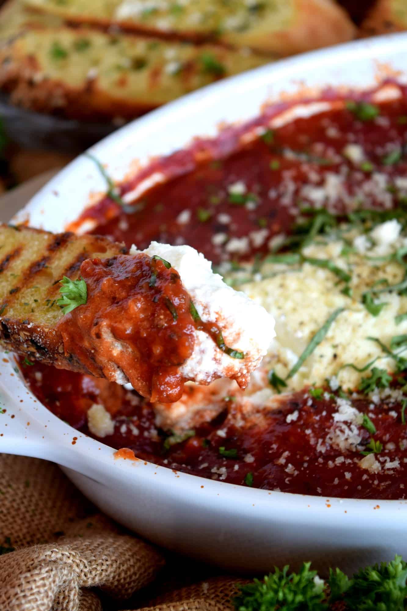 Baked Goat Cheese Dip in Marinara Sauce Lord Byron's Kitchen