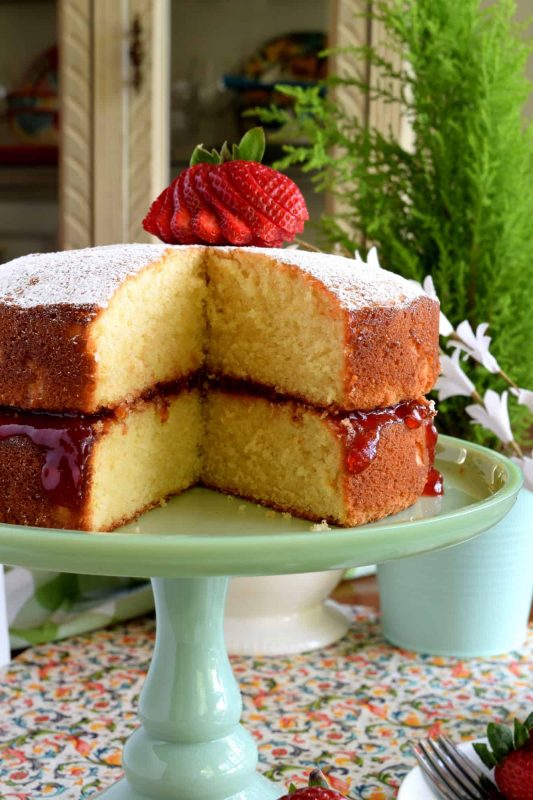 Jam Filled Vanilla Layer Cake Lord Byron's Kitchen