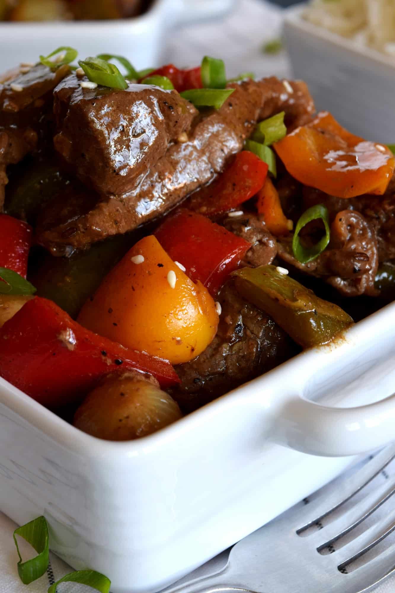 Pepper Steak with Pearl Onions Lord Byron's Kitchen