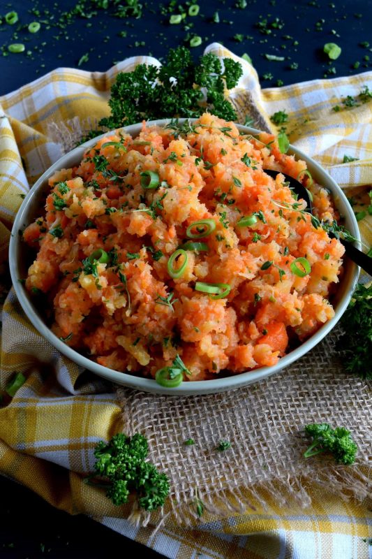 Mashed Turnip and Carrots with Herb Butter Lord Byron's Kitchen