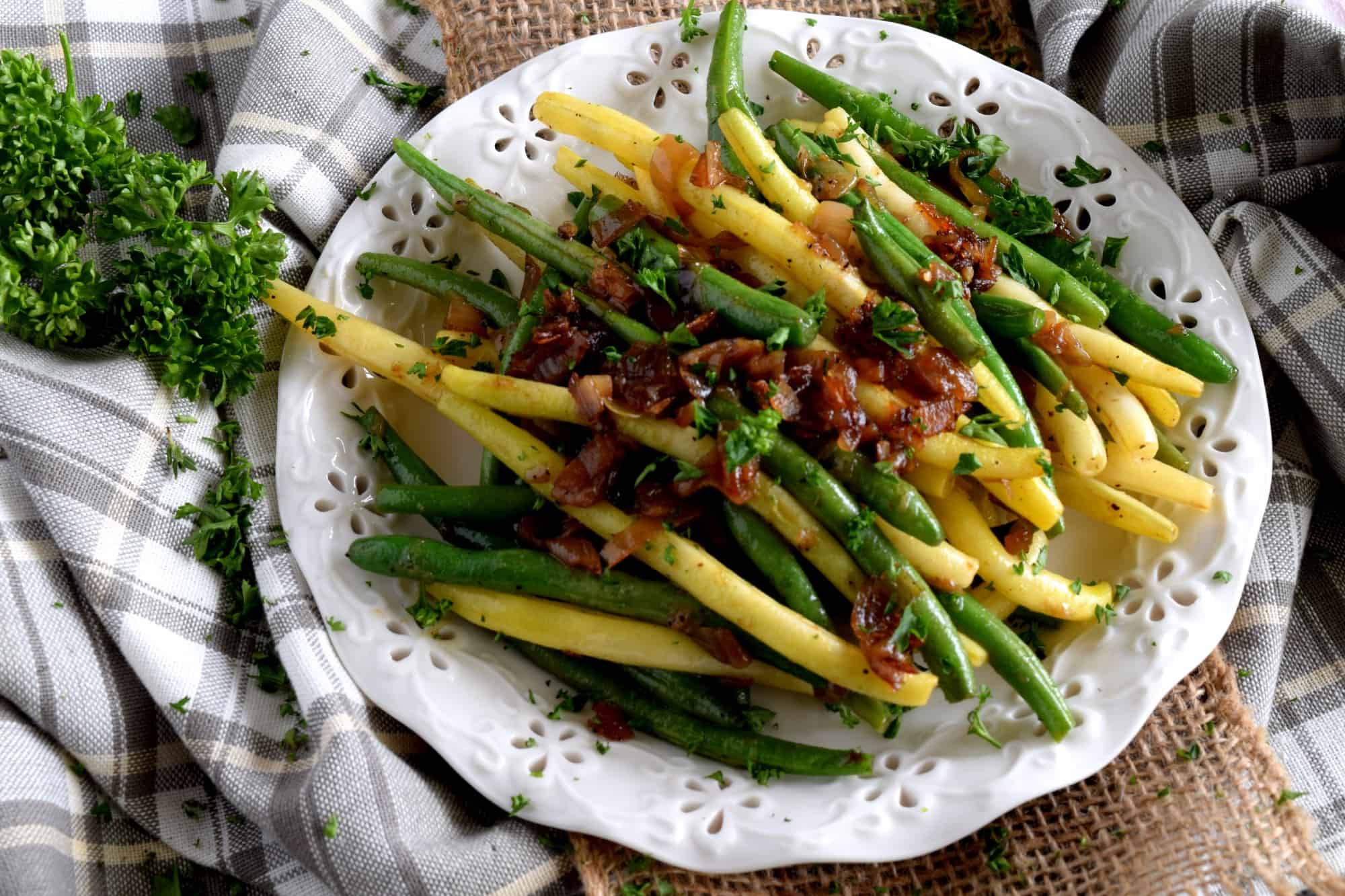 Sauteed Green Beans with Caramelized Shallots Lord Byron's Kitchen