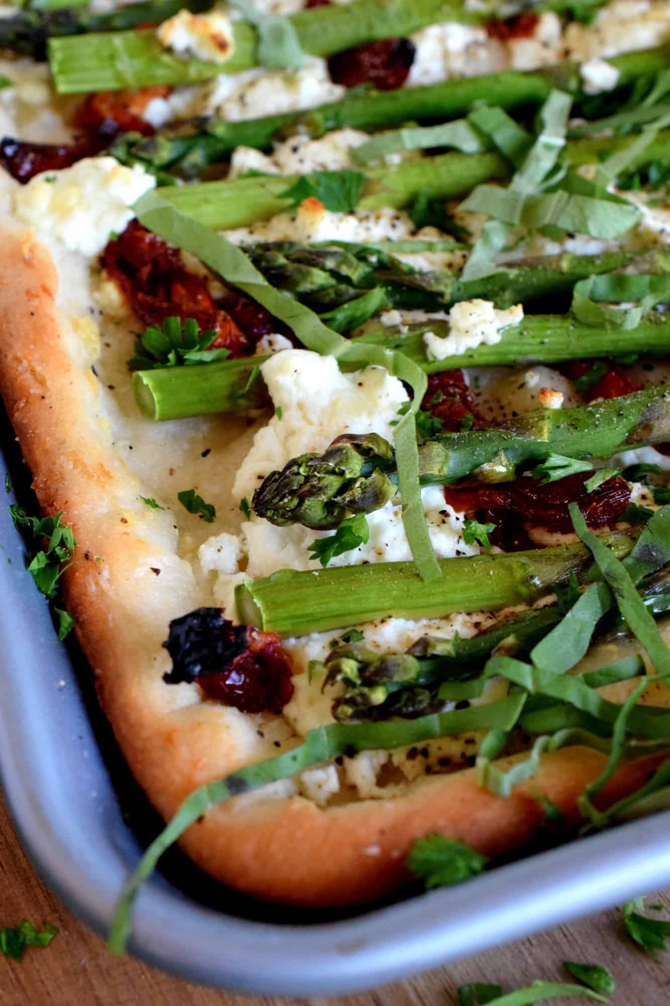 Asparagus and Goat Cheese Pizza Lord Byron's Kitchen