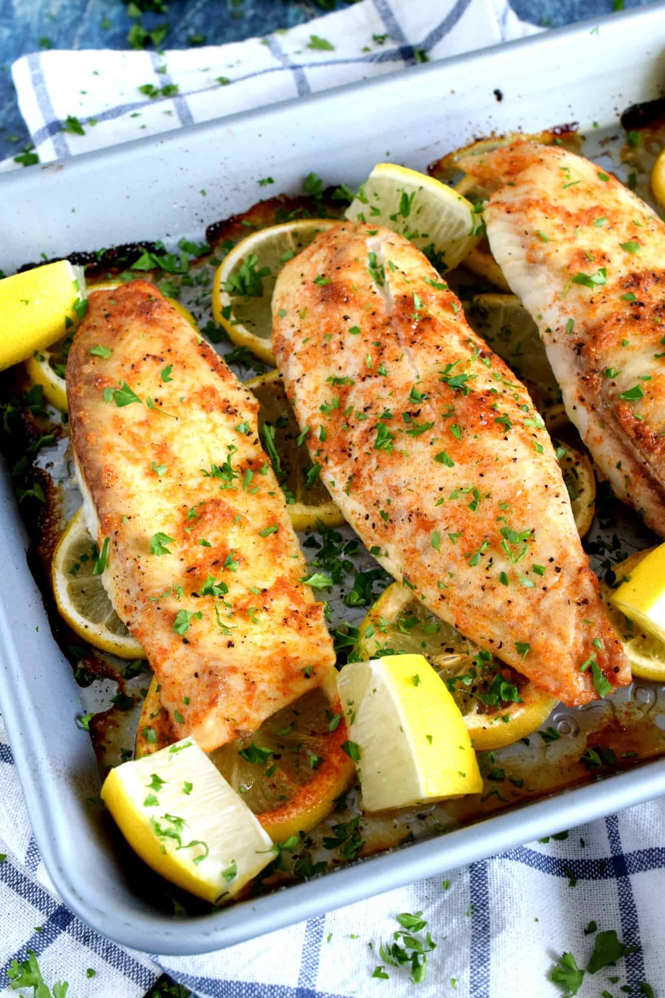 Sriracha Lemon Garlic Tilapia Lord Byron's Kitchen