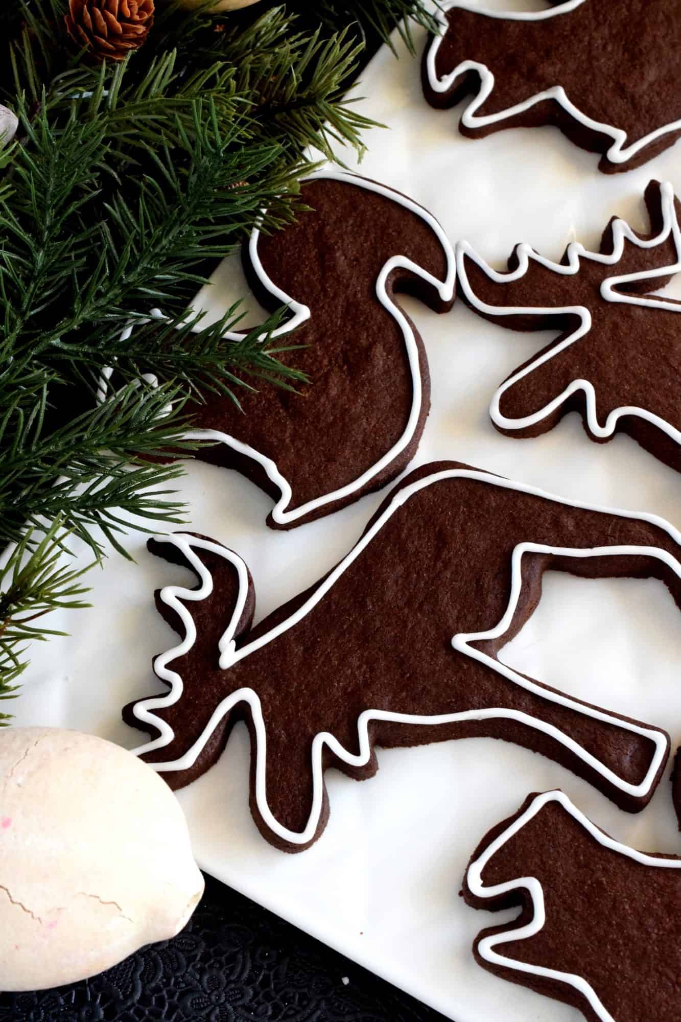 Crispy Chocolate Cookie Cutter Cookies Lord Byron's Kitchen