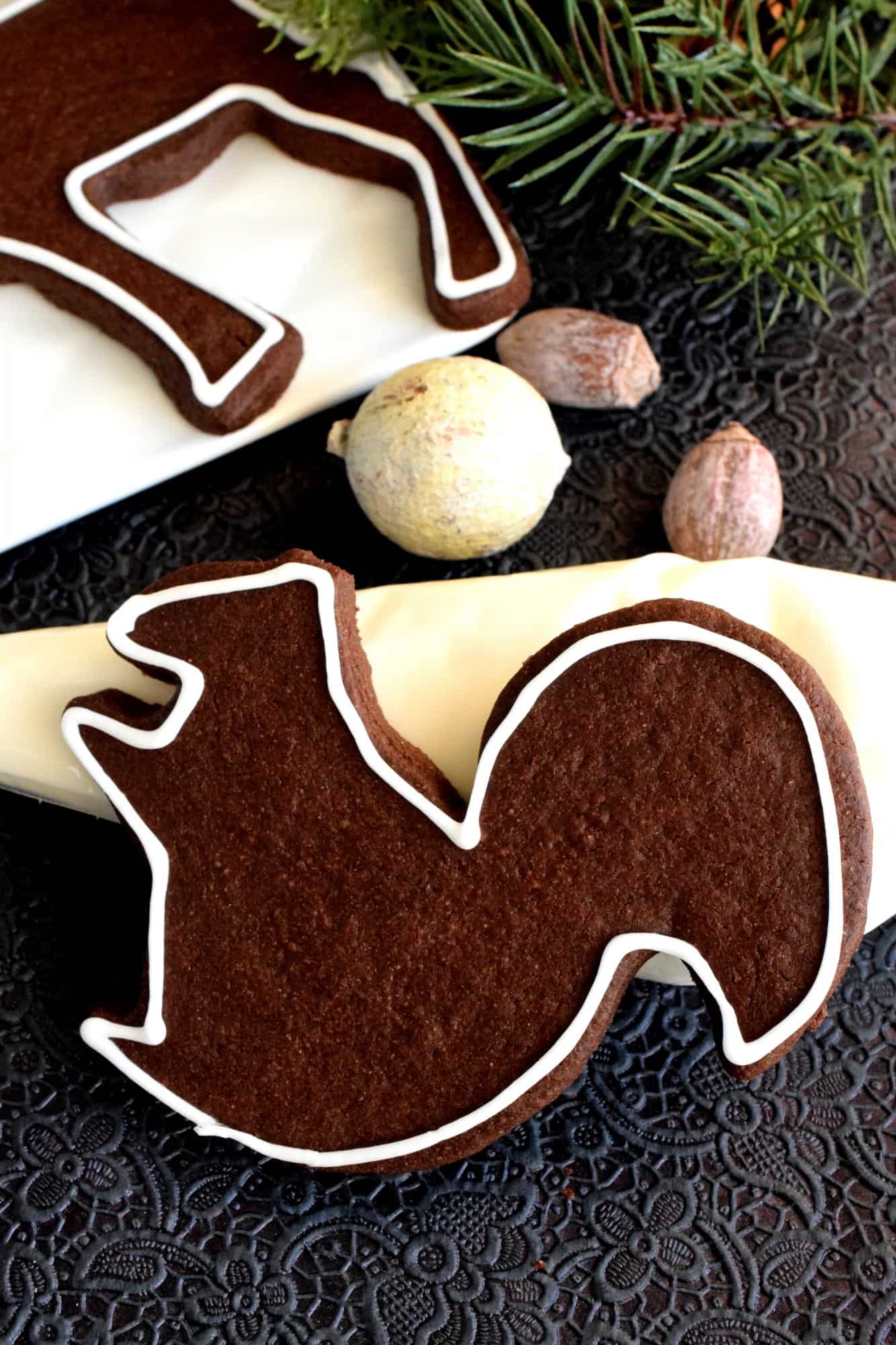 Crispy Chocolate Cookie Cutter Cookies Lord Byron's Kitchen