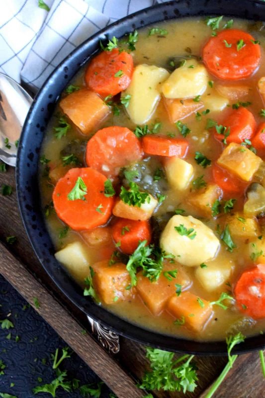 Chunky Vegetable and Spinach Soup Lord Byron's Kitchen