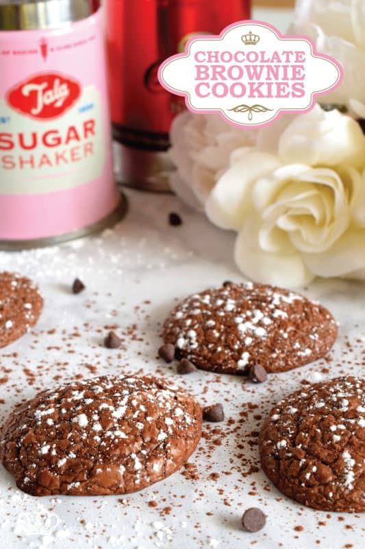 Soft, moist, and dainty, Chocolate Brownie Cookies are a way to bring the flavours of a classic fudge brownie to a sophisticated dinner party; this is how the rich, famous, and pretentious might indulge in a brownie! #brownies #cookies #ricardo #chocolate