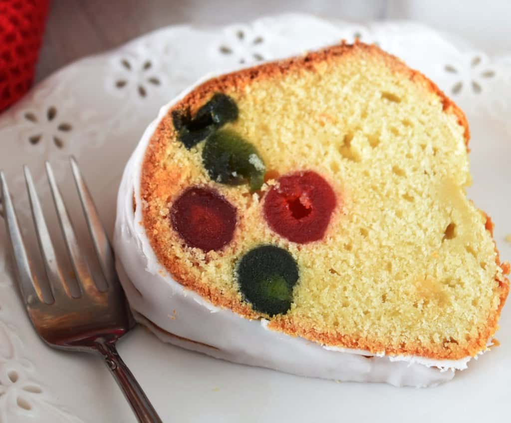 Christmas Cherry Butter Bundt Cake