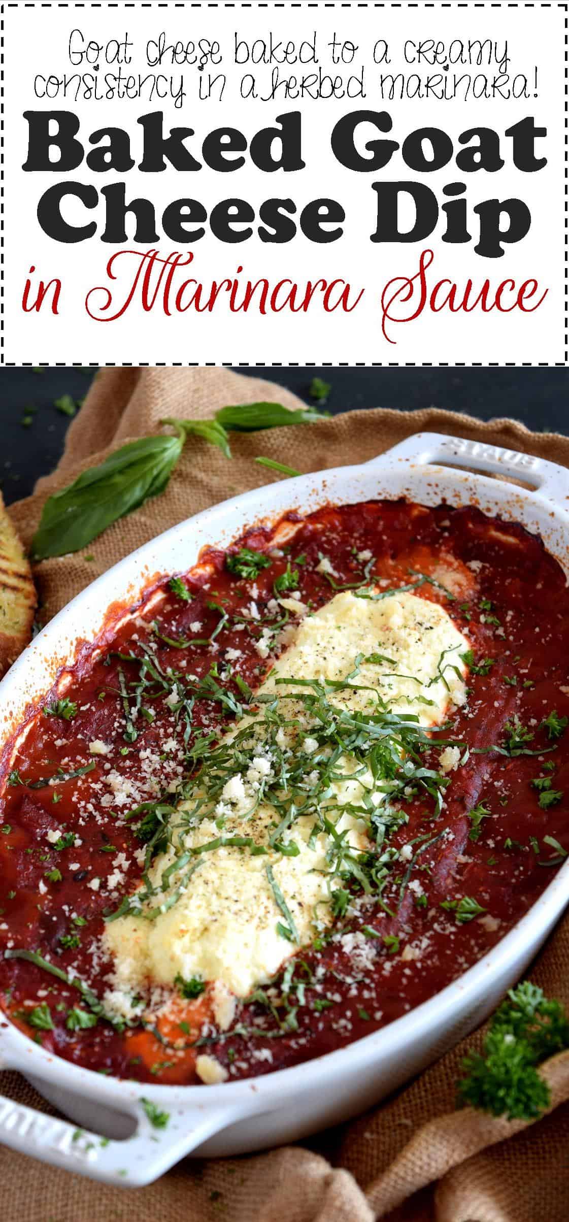 Baked Goat Cheese Dip in Marinara Sauce Lord Byron's Kitchen
