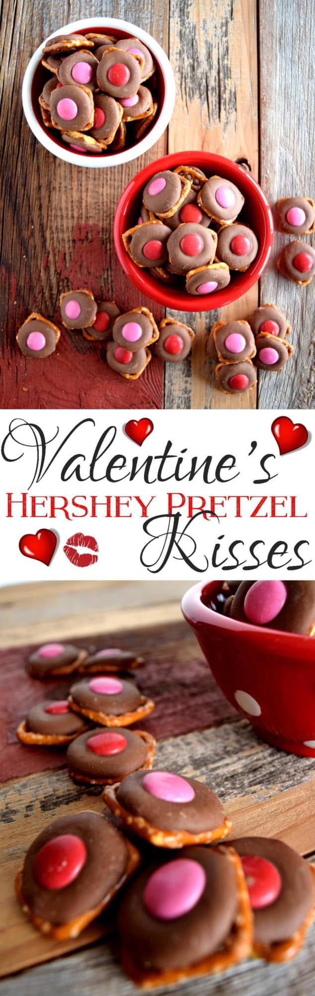 Valentine's Hershey Pretzel Kisses