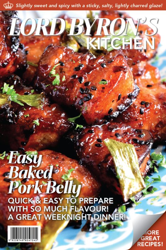 An indulgent dish that takes hold of your senses and doesn't apologize - Easy Baked Pork Belly is slightly spicy with hints of saltiness and sweetness; it's super moist and super delicious! #pork #belly #baked #porkbelly #theotherwhitemeat #asiancooking