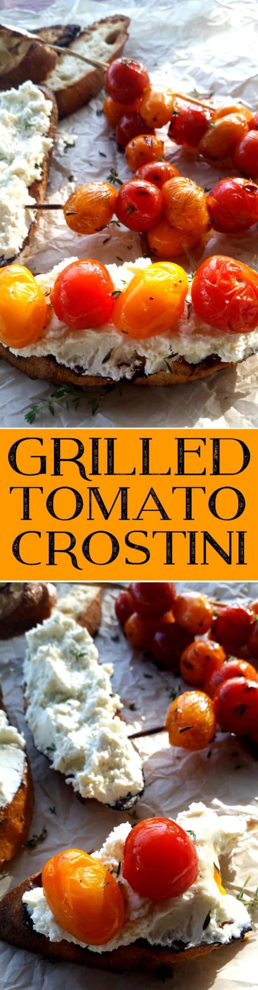 Grilled Tomato Crostini