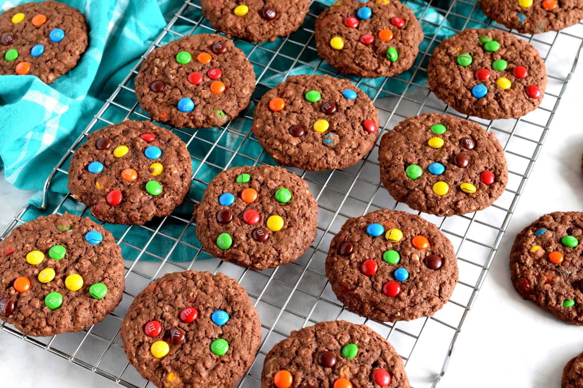 Double Chocolate M&M Cookies - Lord Byron's Kitchen