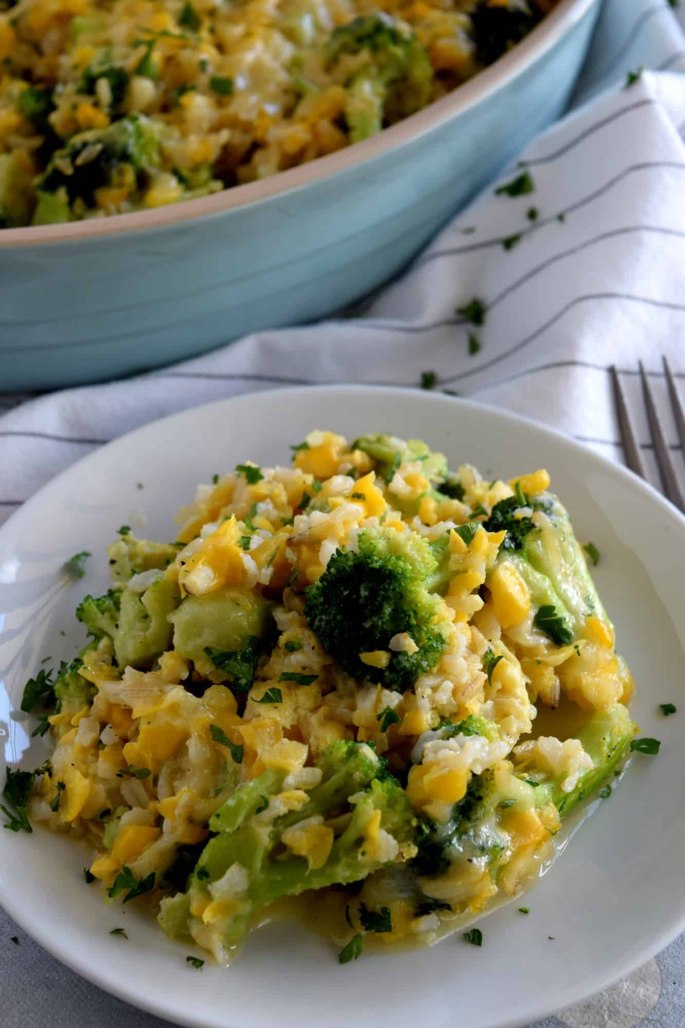 Corn and Broccoli Brown Rice Casserole Lord Byron's Kitchen