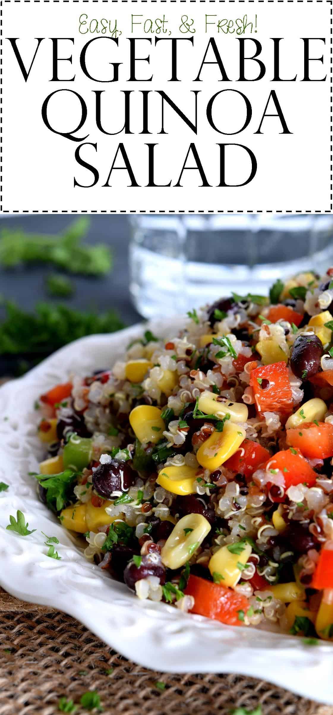 Vegetable Quinoa Salad - Lord Byron's Kitchen