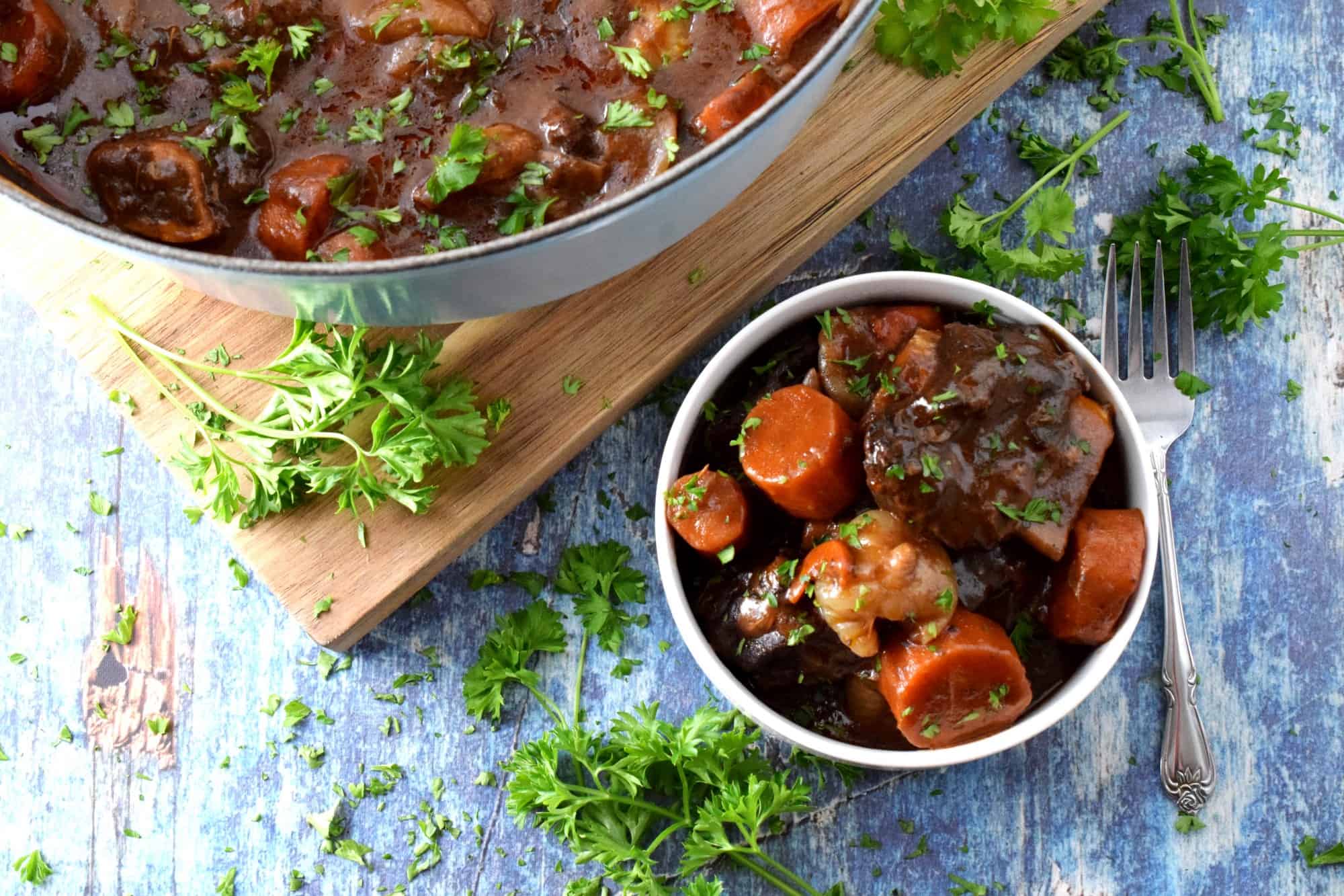 Red Wine Braised Beef Short Ribs - Lord Byron's Kitchen