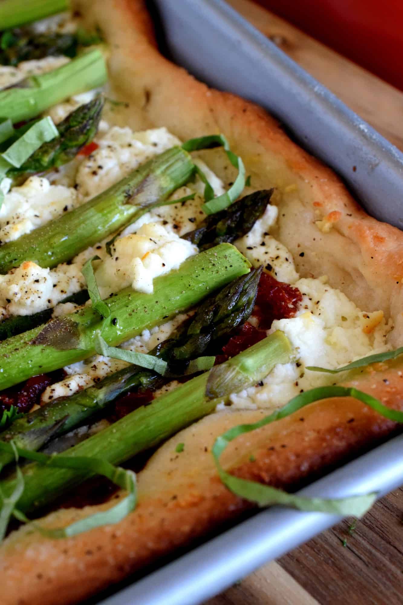 Asparagus and Goat Cheese Pizza Lord Byron's Kitchen