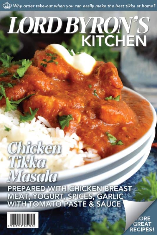 Tender chicken breast pieces, marinated in yogurt and spices, and simmered in a thick, luscious curry sauce. Why go out for Indian food when you can make Chicken Tikka Masala at home? Going out is so last year, anyway! #tikka #masala #tikkamasala #chicken #chickentikka