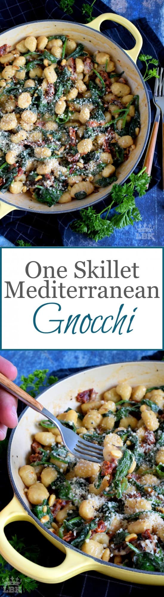 One Skillet Mediterranean Gnocchi