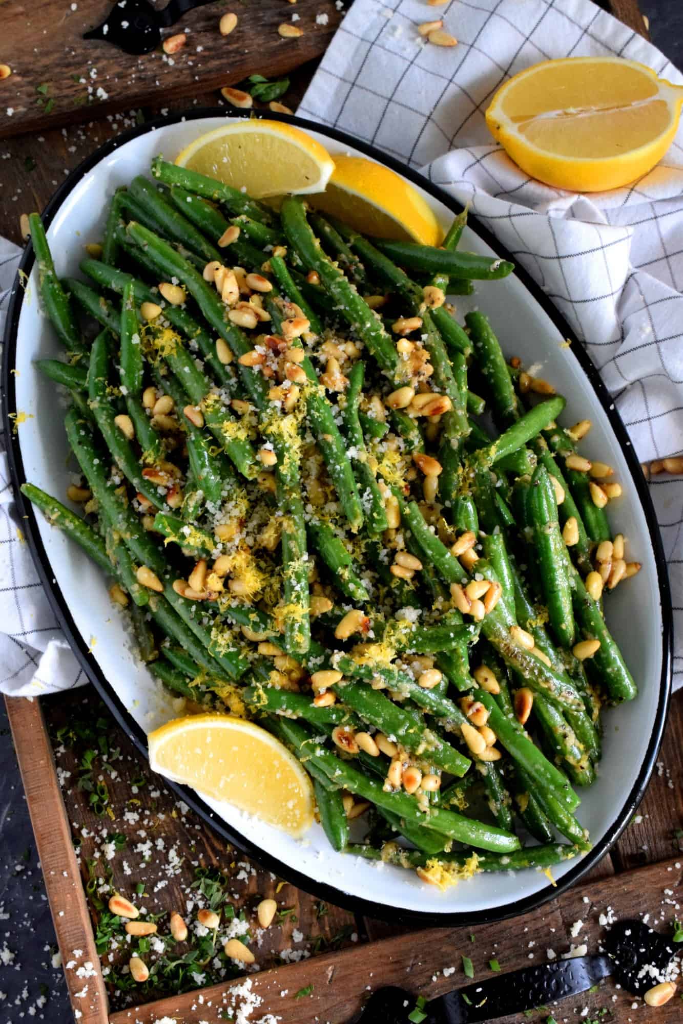 Sautéed Lemon Butter Parmesan Green Beans Lord Byron's Kitchen