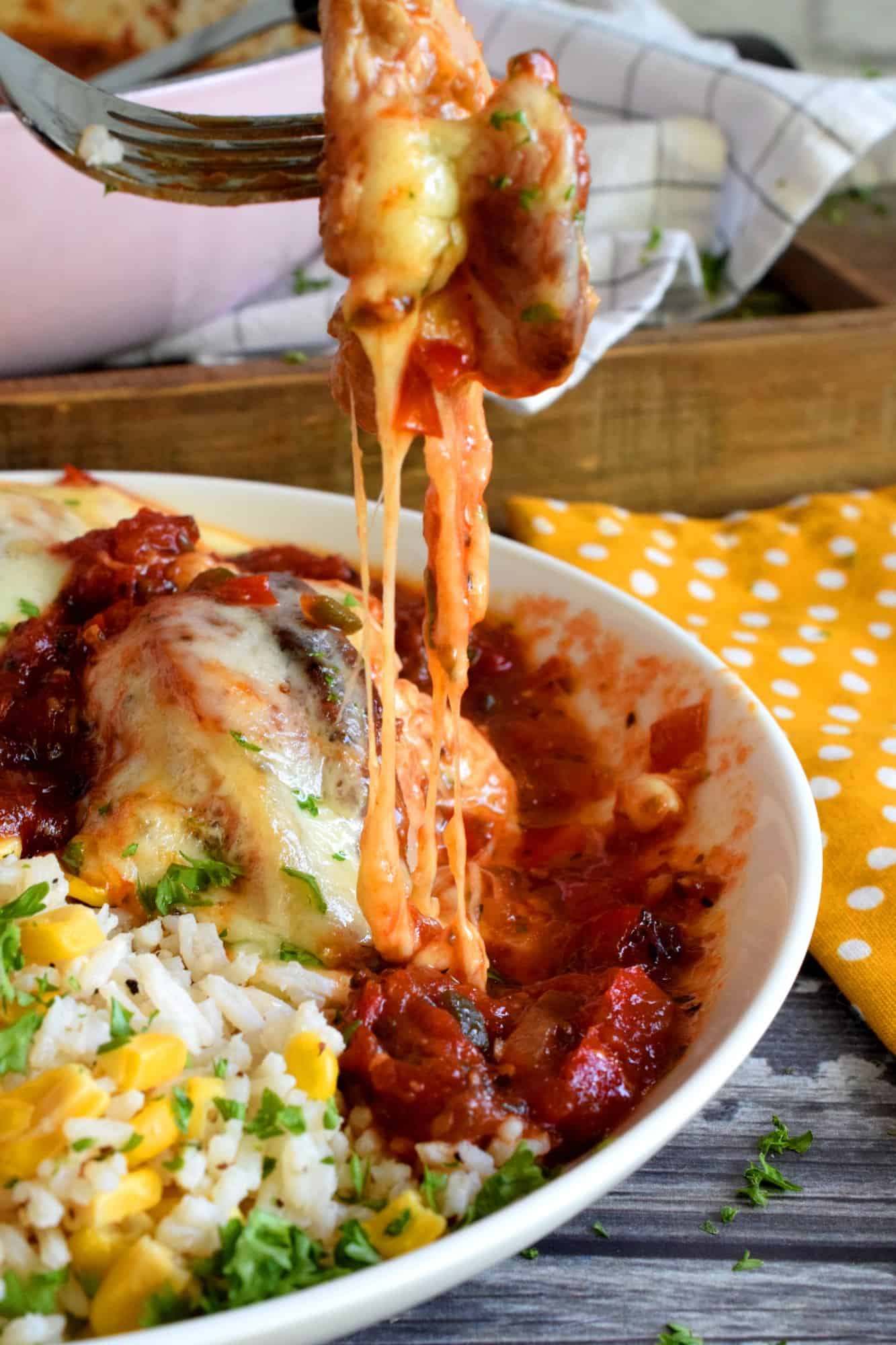 Cheesy Baked Chicken in Stewed Tomato Sauce Lord Byron's Kitchen