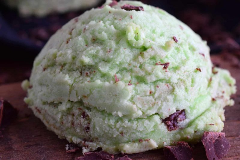 Mint Chocolate Ice Cream Scoop Cookies - Lord Byron's Kitchen