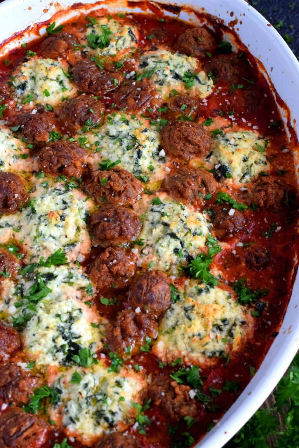 Ricotta and Spinach Marinara Meatballs Lord Byron's Kitchen