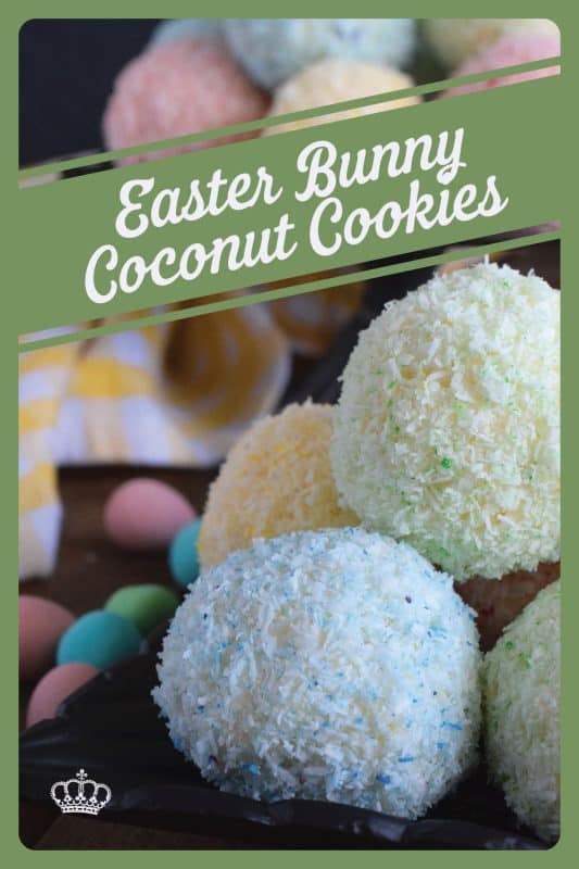 As tasty as they are pretty, Easter Bunny Coconut Tails are a no-bake, easy, kid-friendly recipe! They will love dying the coconut those pastel colours! #easter #bunny #balls #tail #cookies #pastel #nobake