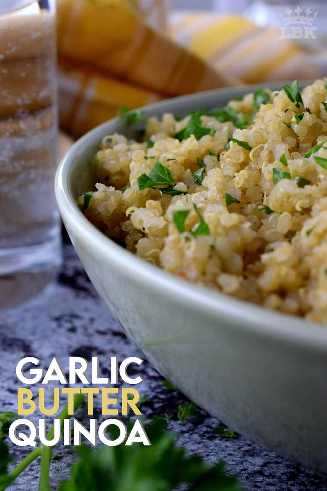 Garlic Butter Quinoa Lord Byron's Kitchen