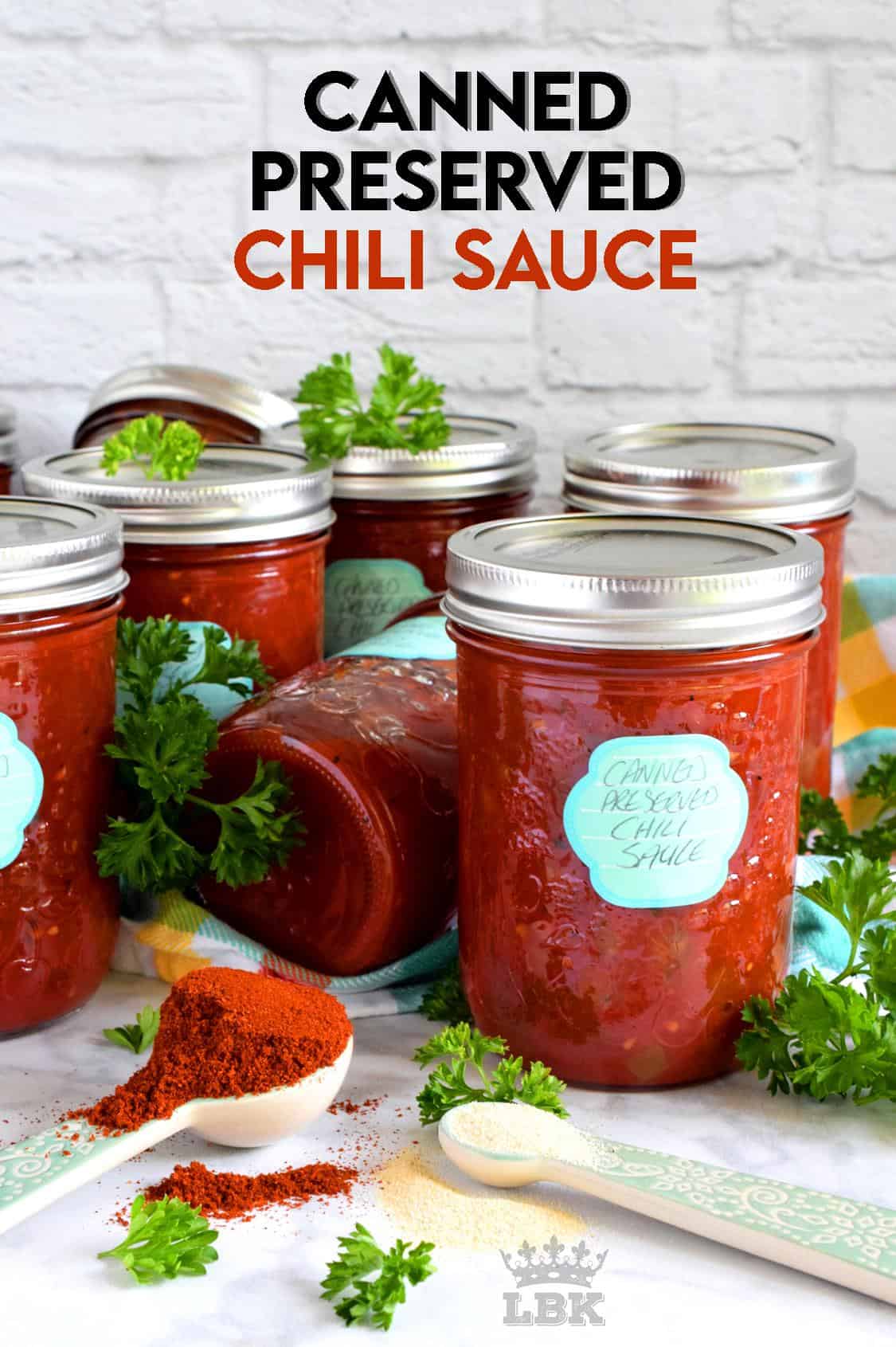 Canned Preserved Chili Sauce Lord Byron's Kitchen