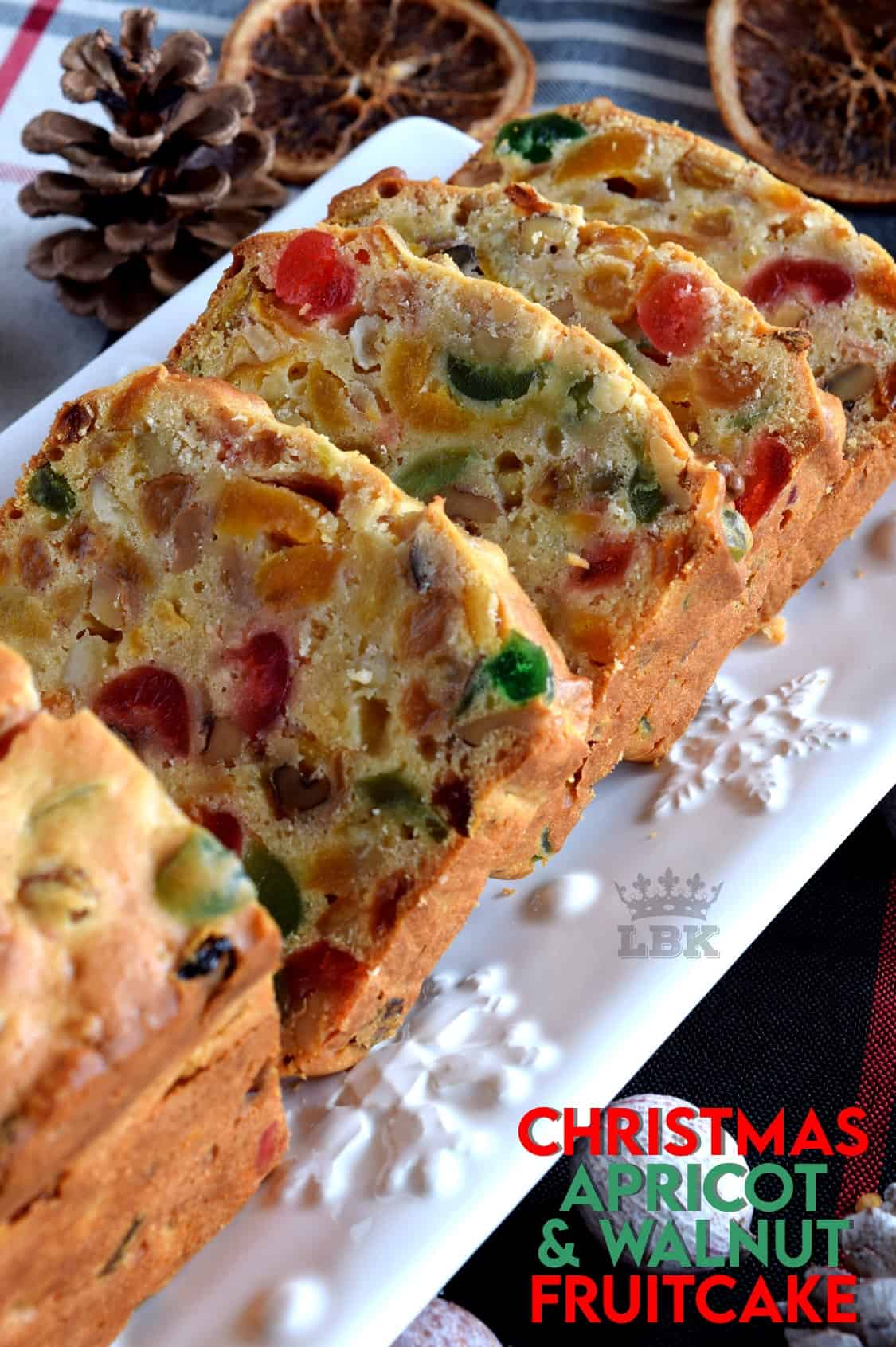 Christmas Apricot and Walnut Fruitcake Lord Byron's Kitchen