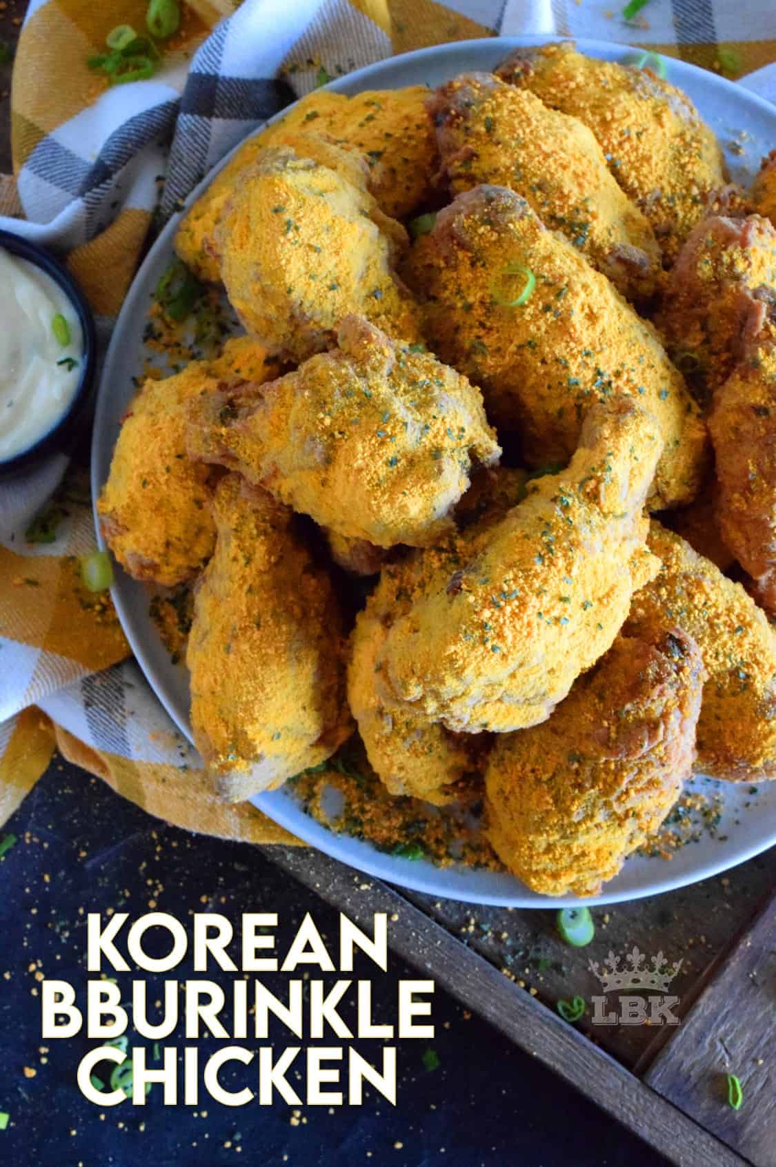 Korean Bburinkle Chicken - Lord Byron's Kitchen