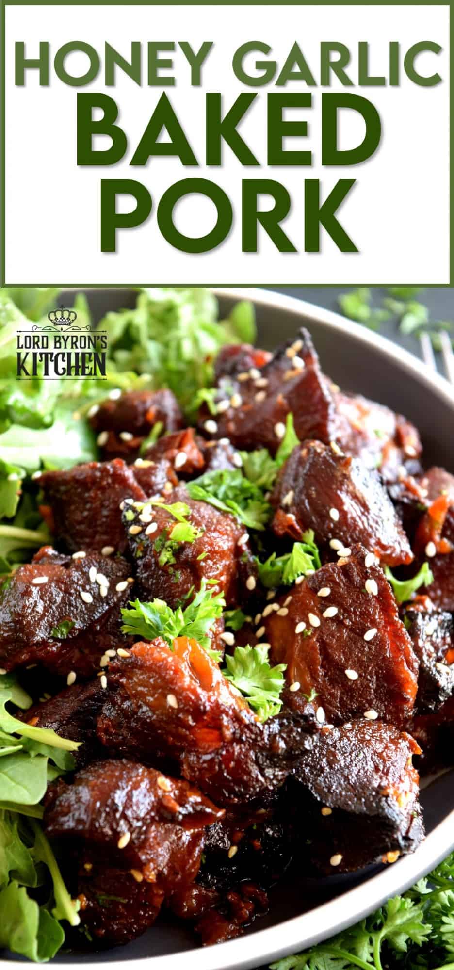 Honey Garlic Baked Pork Bites Lord Byron's Kitchen