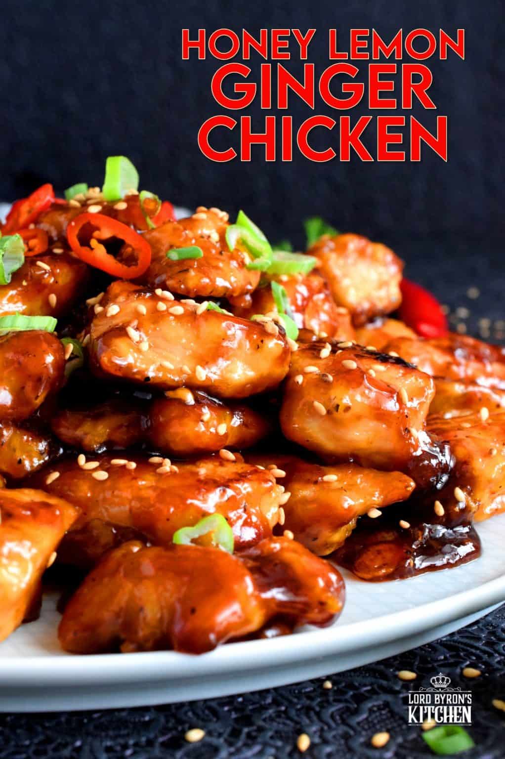 Honey Lemon Ginger Glazed Chicken Lord Byron's Kitchen