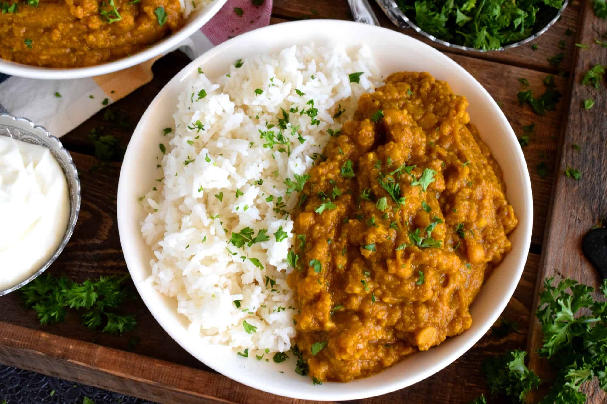 Yellow Split Pea Dal with Basmati Rice Lord Byron's Kitchen