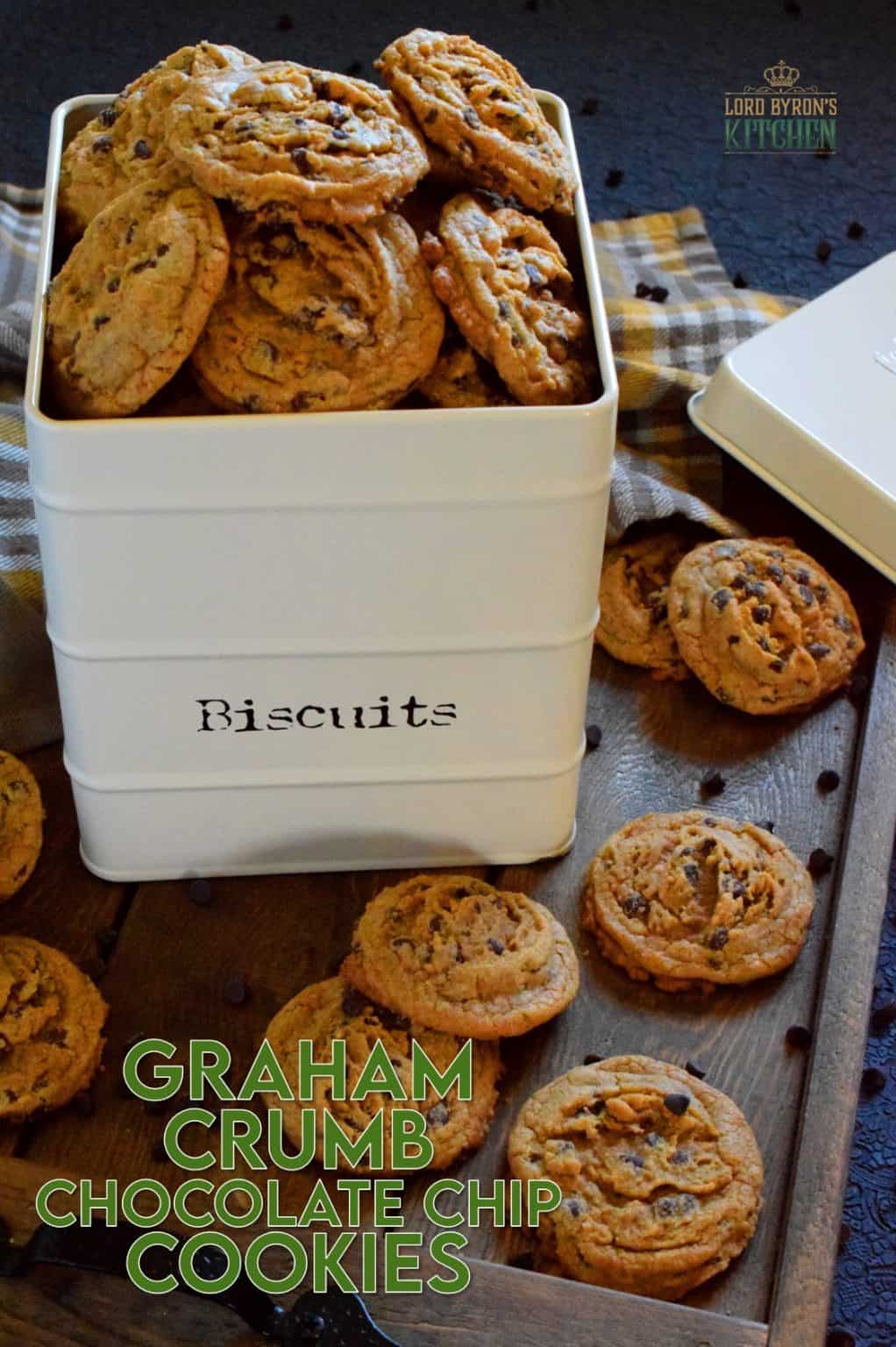 Graham Crumb Chocolate Chip Cookies Lord Byron's Kitchen