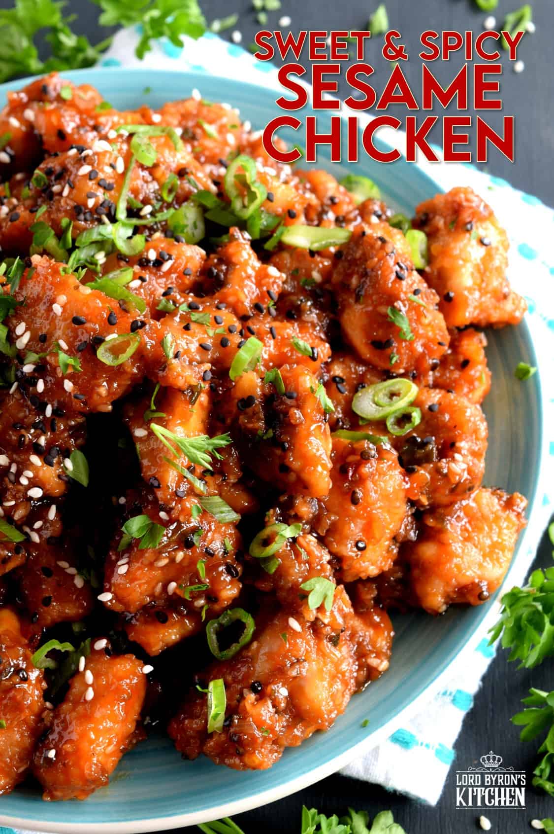 Sweet and Spicy Sesame Chicken Lord Byron's Kitchen