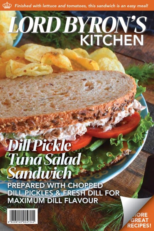 Who has time for boring sandwiches? You won't find that here, and this Dill Pickle Tuna Salad Sandwich is making sure of it! The tuna is prepared with dill pickles and fresh dill for maximum dill flavour. Finish it off with a slice of cheese, crisp lettuce, and sliced tomatoes all on great-tasting, multi-grain bread! #sandwich #dillpickle #dill #tuna #tunasandwich #tunasalad