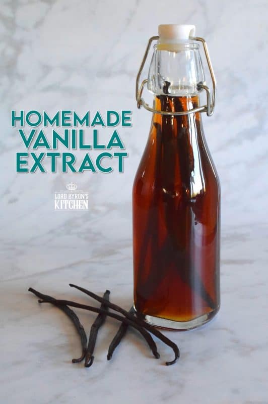 The old expression that homemade is always best is proven right once again. Homemade Vanilla Extract not only smells stronger than store-bought, but it's also more flavourful. All you need are two ingredients and a whole lot of patience! But, it's worth it! #homemade #homemadeisbetter #simpleisbest #vanilla #vanillaextract