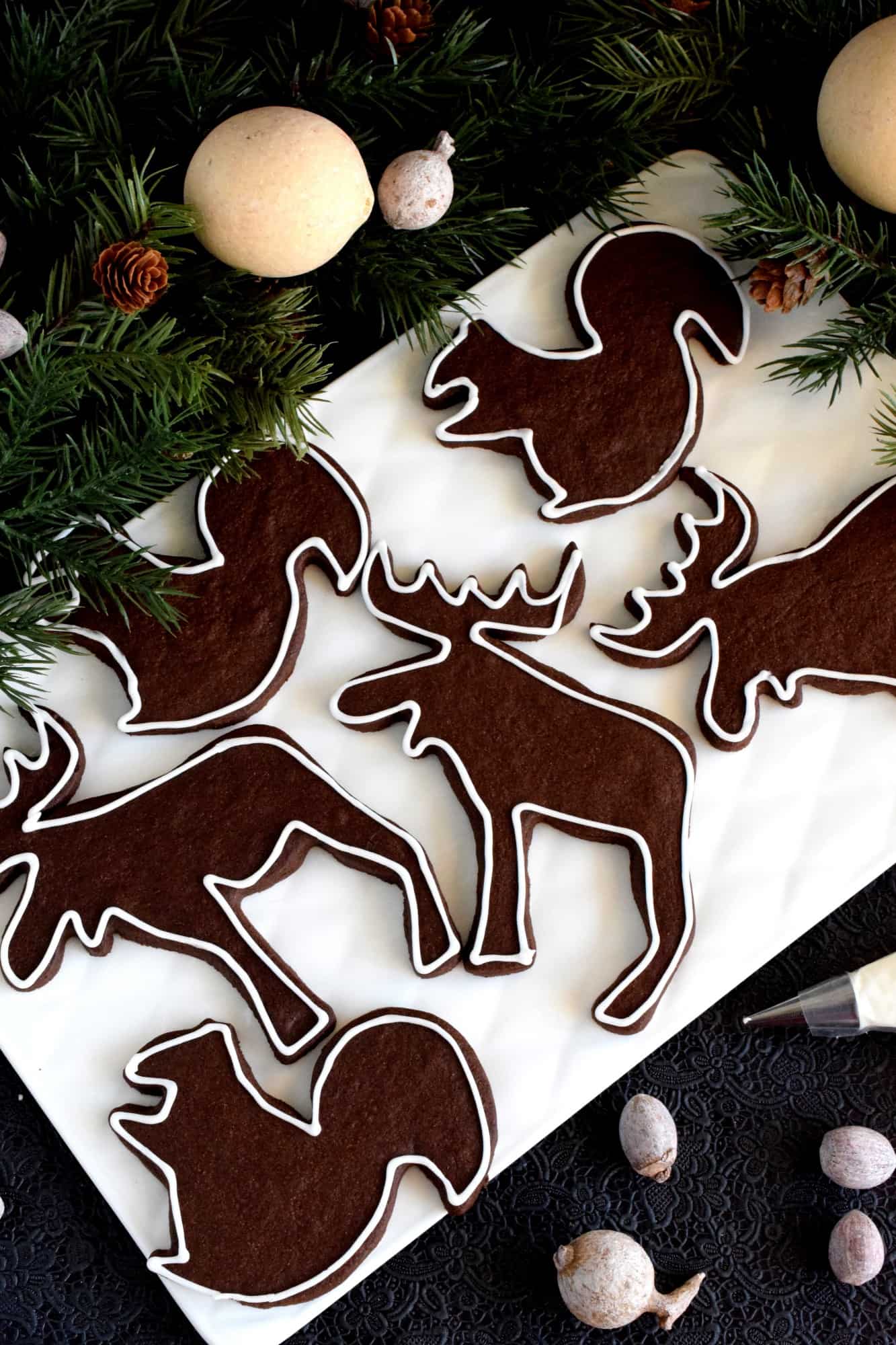 Crispy Chocolate Cookie Cutter Cookies Lord Byron's Kitchen