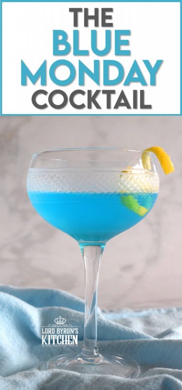 Love it or hate it, Monday comes at us all every single week. After a restful and relaxed weekend, the arrival of Monday can be rather depressing. This Blue Monday Cocktail will get you through it! #bluecocktails #bluecuracao #mondayblues #bluemonday #cocktails 