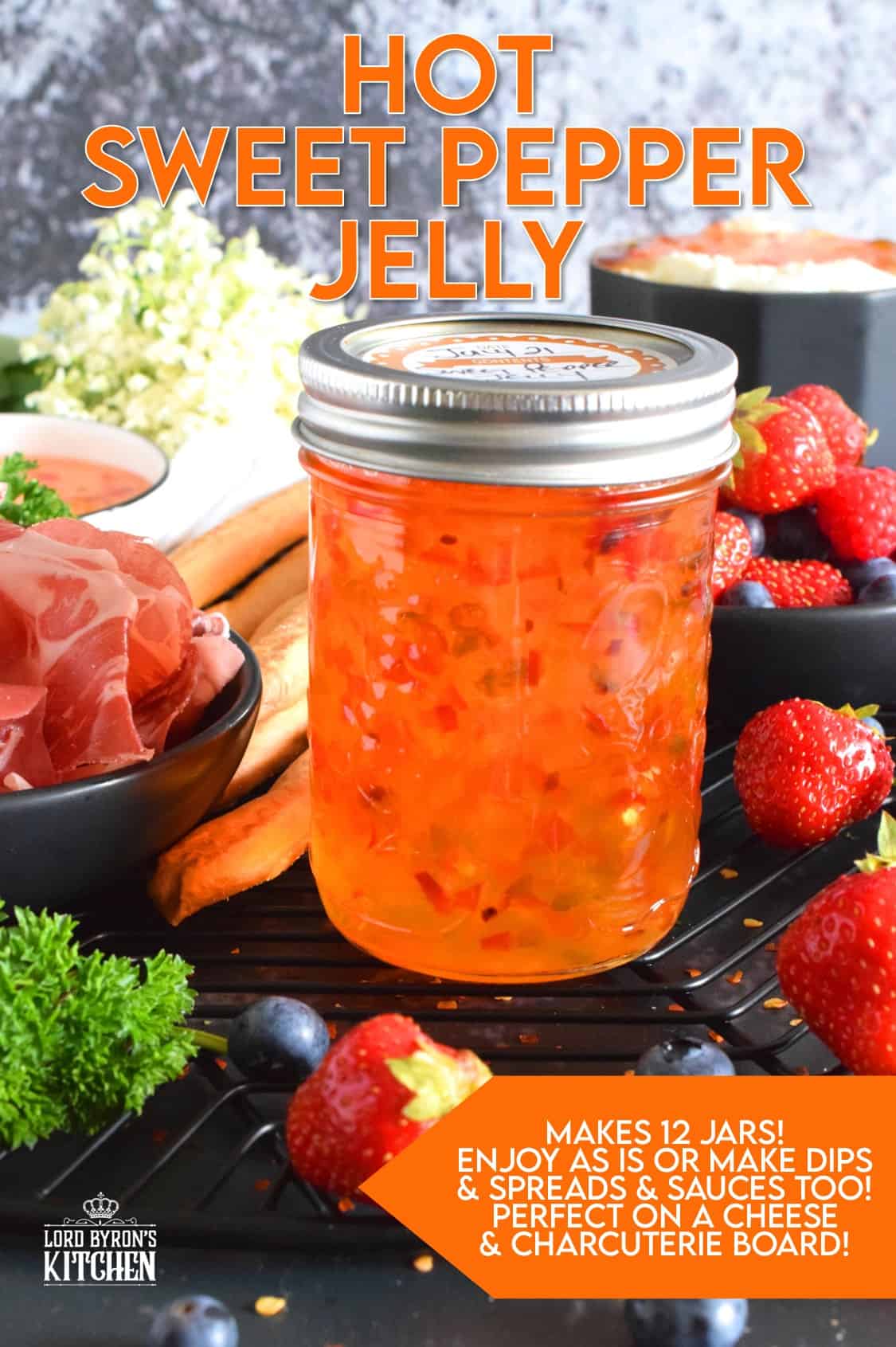 Hot Sweet Pepper Jelly Lord Byron's Kitchen
