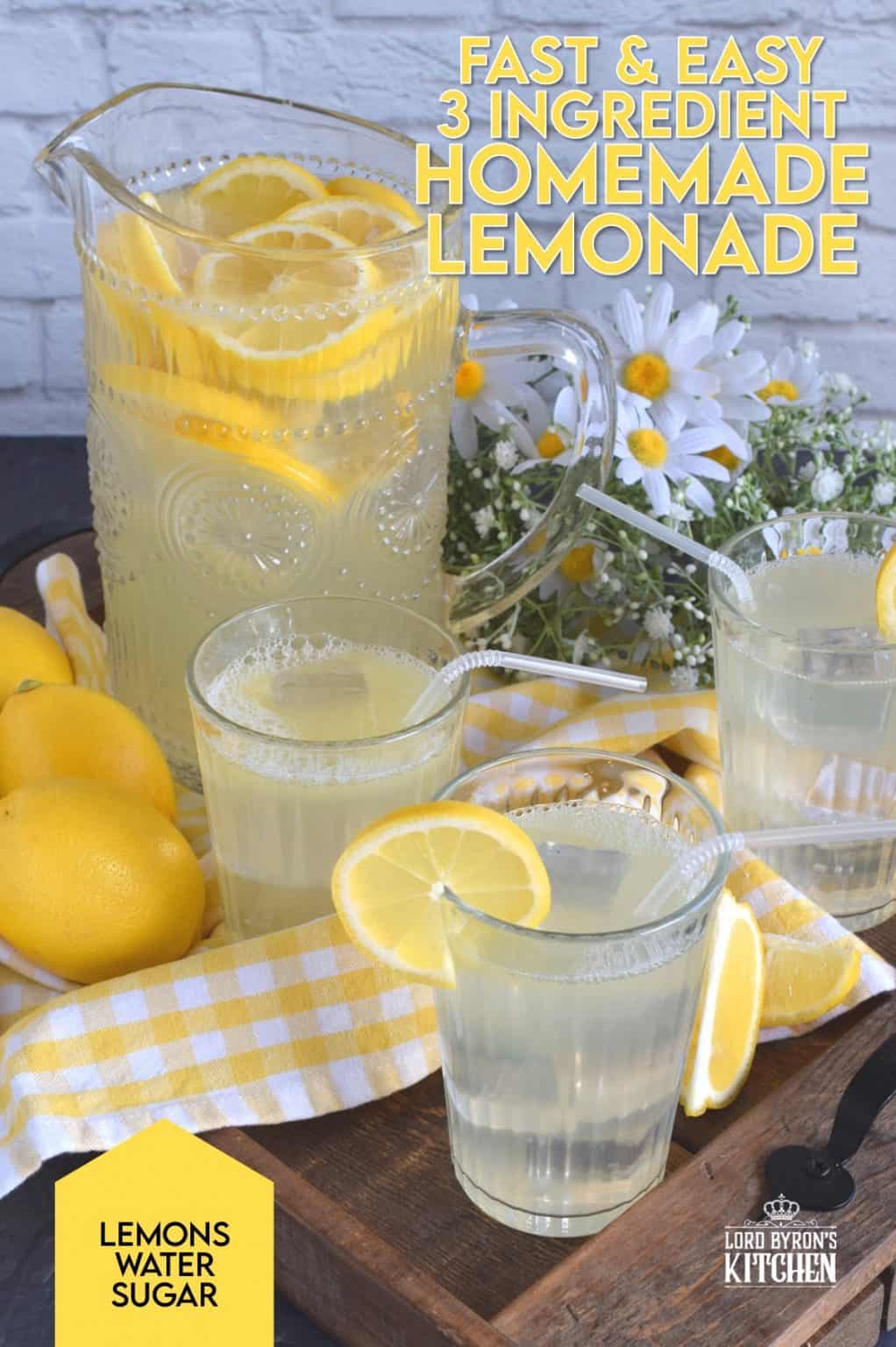 Homemade Lemonade - Lord Byron's Kitchen
