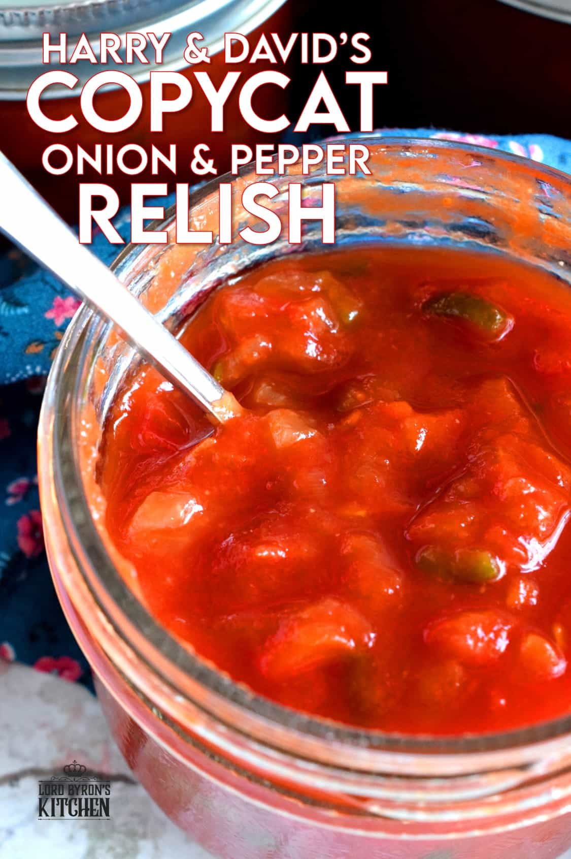 Pepper and Onion Relish Lord Byron's Kitchen