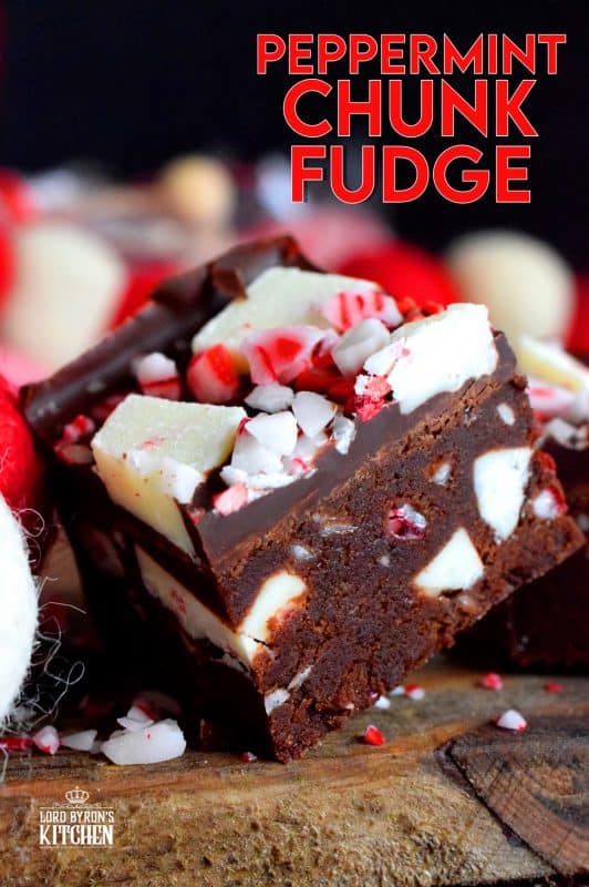 Chocolate and peppermint go together like bread and butter. Peppermint Chunk Fudge is the perfect unison of them both; consider this fudge recipe a gift from me to you! #christmas #holiday #fudge #nobake #peppermint #candycane #recipes