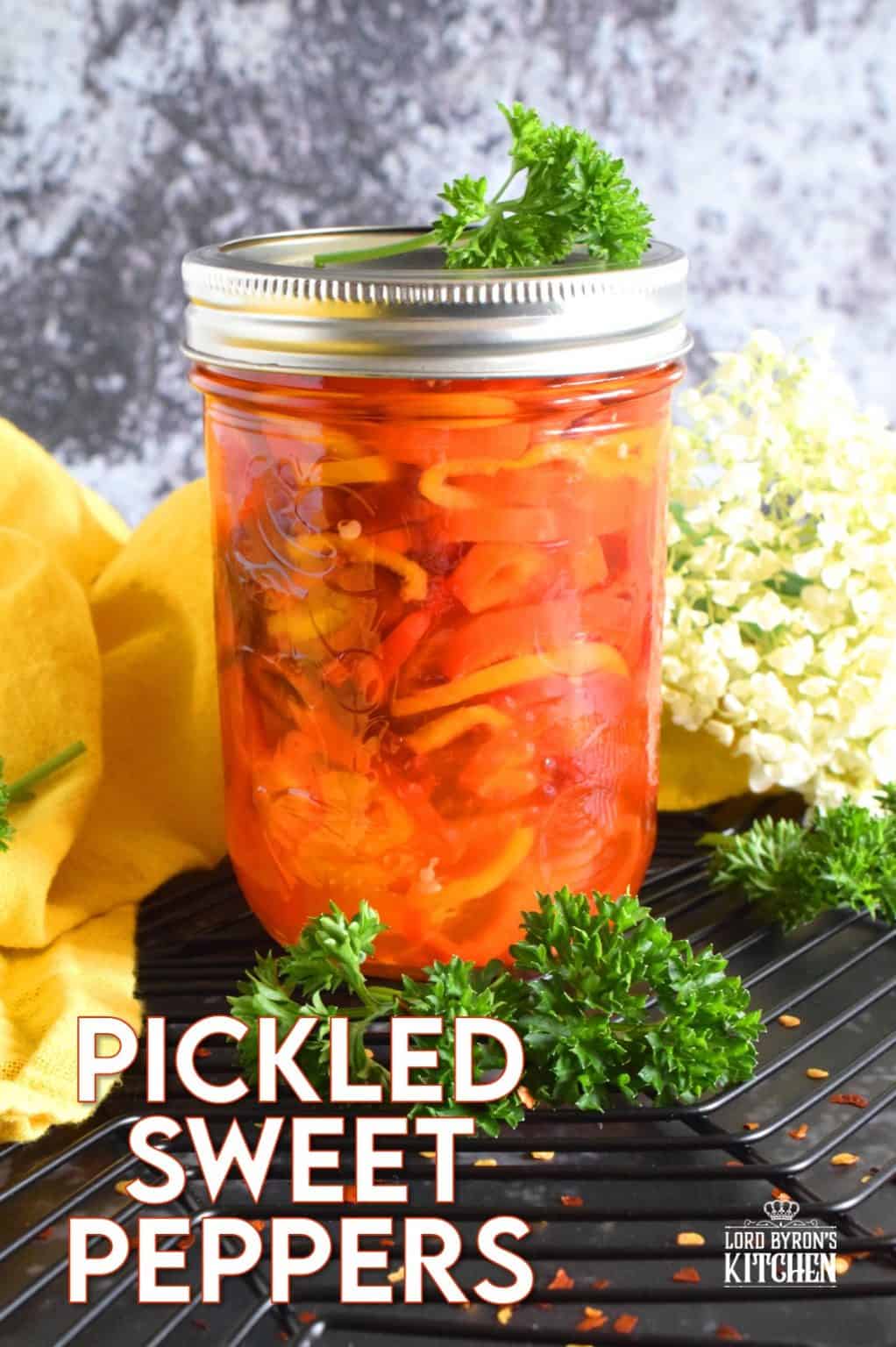 Pickled Sweet Peppers Lord Byron's Kitchen
