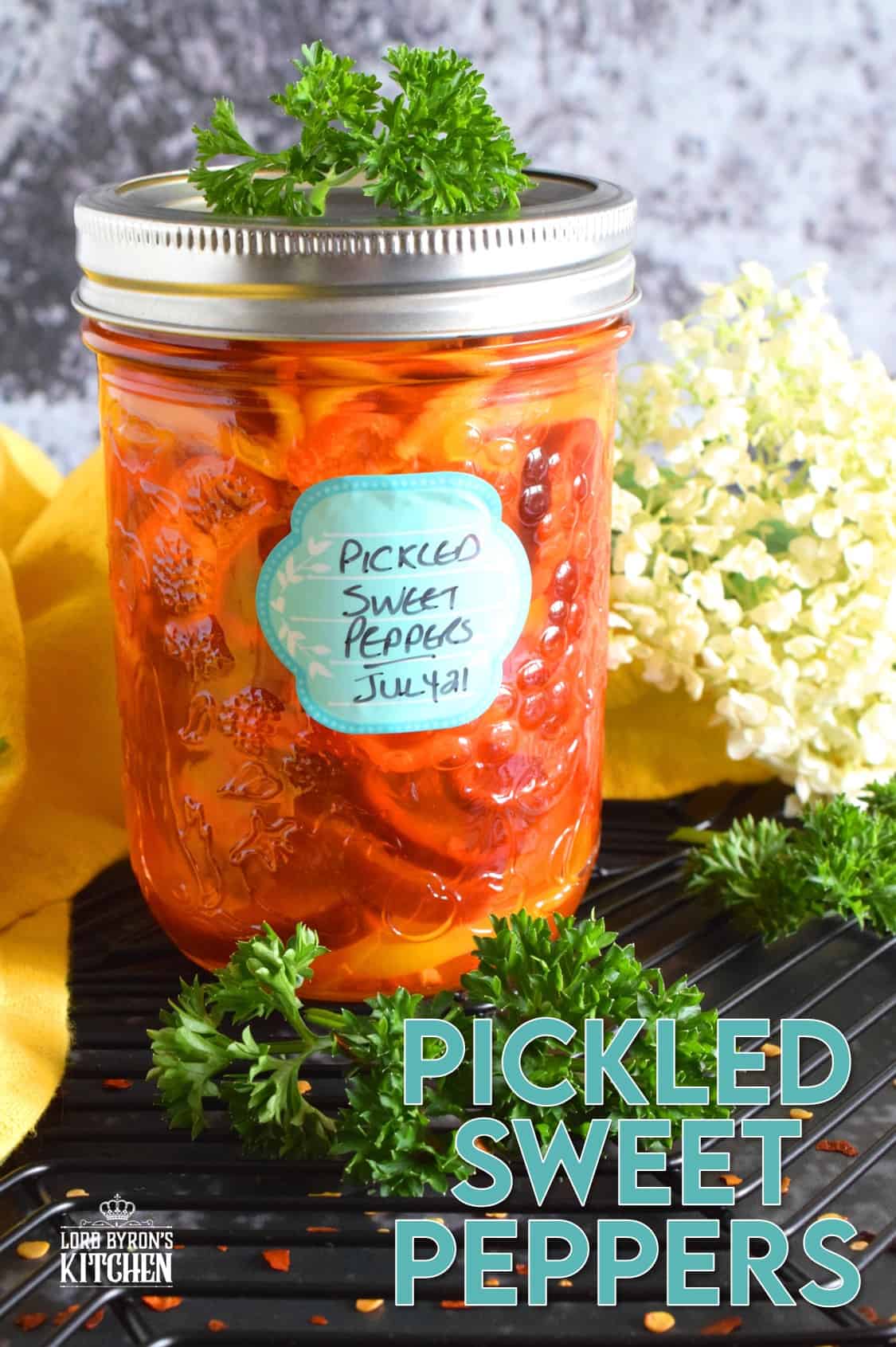 Pickled Sweet Peppers Lord Byron's Kitchen