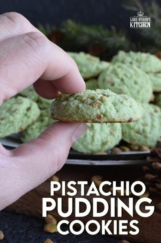 Light and fluffy, soft and moist, Pistachio Pudding Cookies are a cookie-lover's dream; and they're green too so they're perfect for the holidays! Plus, they're made with cream cheese, so you know they'll stay soft and moist! #pistachio #pudding #cookies #christmas #holiday #baking #green